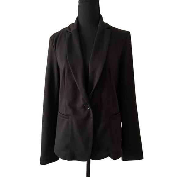 Olivia Moon Jackets & Blazers - OLIVIA MOON Black Blazer Jacket Size Medium